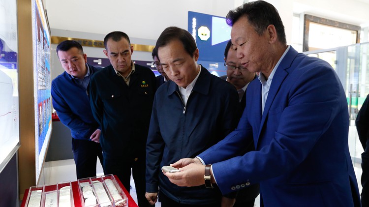 省委常委、副省長(zhǎng)周學(xué)文蒞臨金徽股份調(diào)研綠色礦山建設(shè)工作